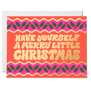 Christmas Sweater holiday greeting card | Red Cap Cards | The Lake