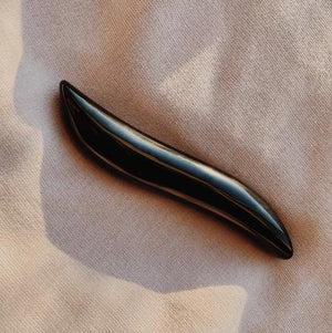 S-shaped obsidian pleasure wand - The Lake
