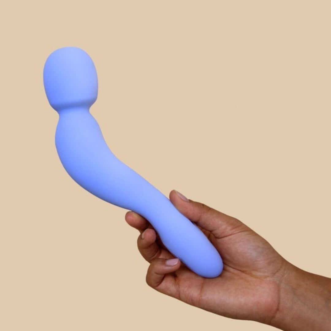 Dame Products Com Wand Massager in Periwinkle 