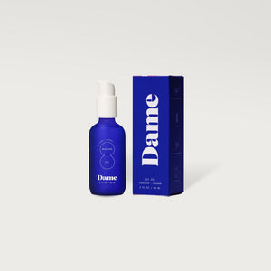 Sandalwood + cardamom scented massage oil | Dame Products | The Lake