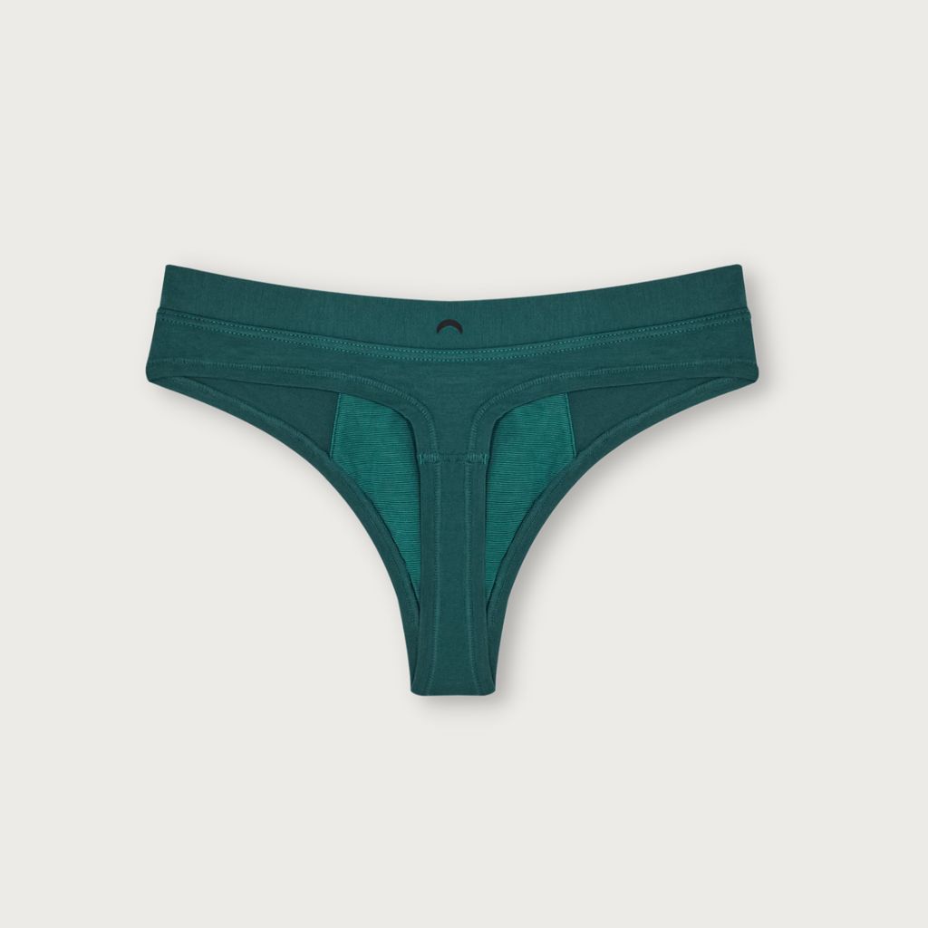 Forest Green TENCEL™ Thong with Smartcel Sensitive