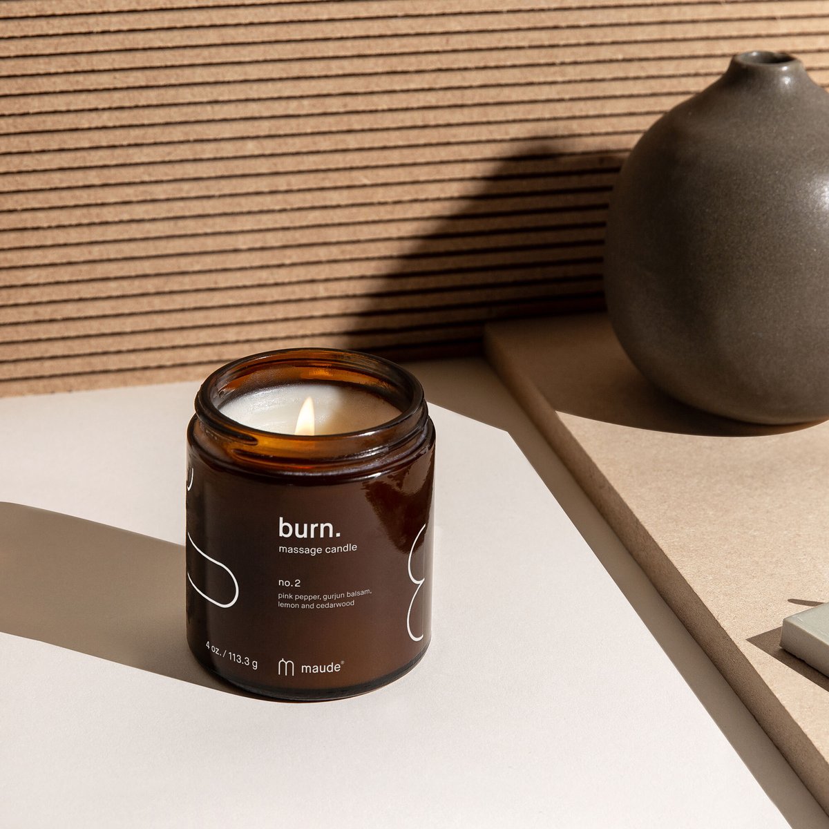 Maude Scented Massage Candle | Burn No. 2 | The Lake