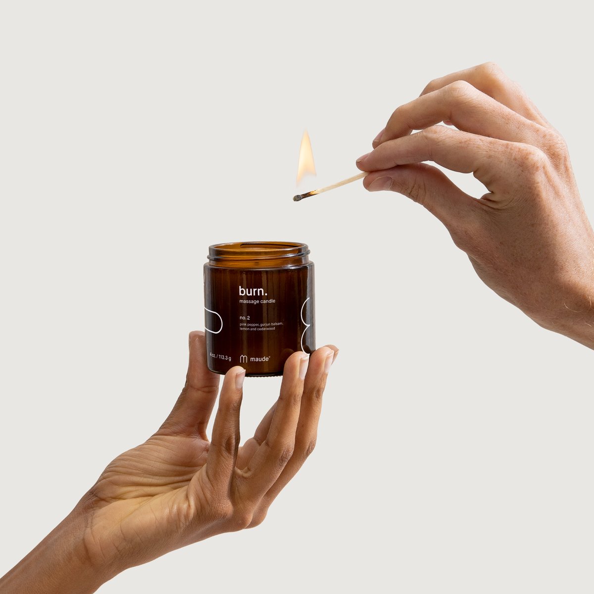 Maude Scented Massage Candle | Burn No. 2 | The Lake