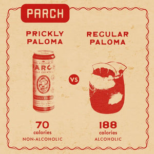 Parch's Prickly Paloma calories | Zero-proof Paloma cocktail | The Lake