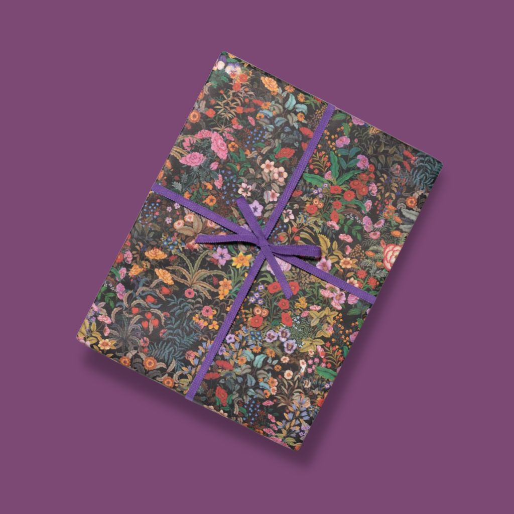 Meadow Black Wrapping Paper |Red Cap Cards | The Lake