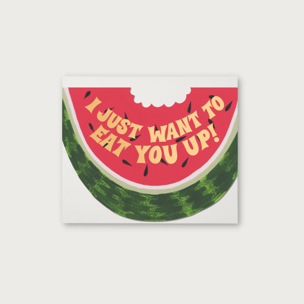 Je veux juste te manger ! Carte d&#39;amour