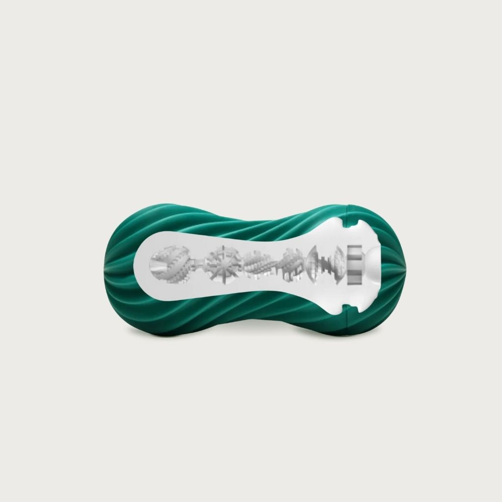 Flex Fizzy spiralling stroking sleeve internal pattern | Tenga | The Lake