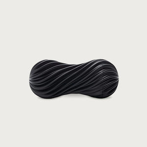 Flex Rocky spiralling stroking sleeve black casing | Tenga | The Lake