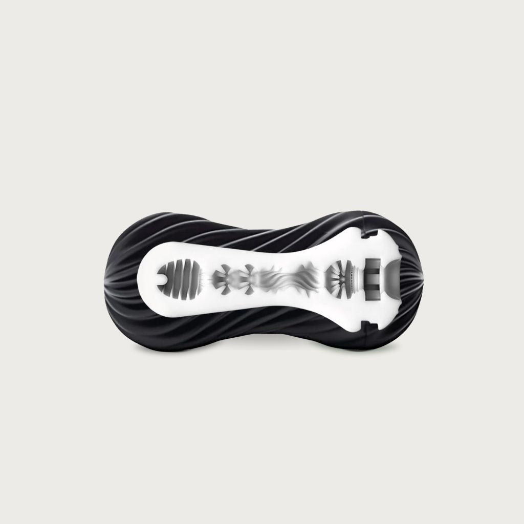 Flex Rocky spiralling stroking sleeve internal design | Tenga | The Lake