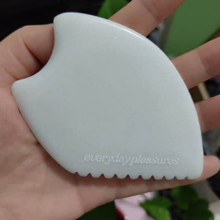 White Jade Gua Sha + Oil Set