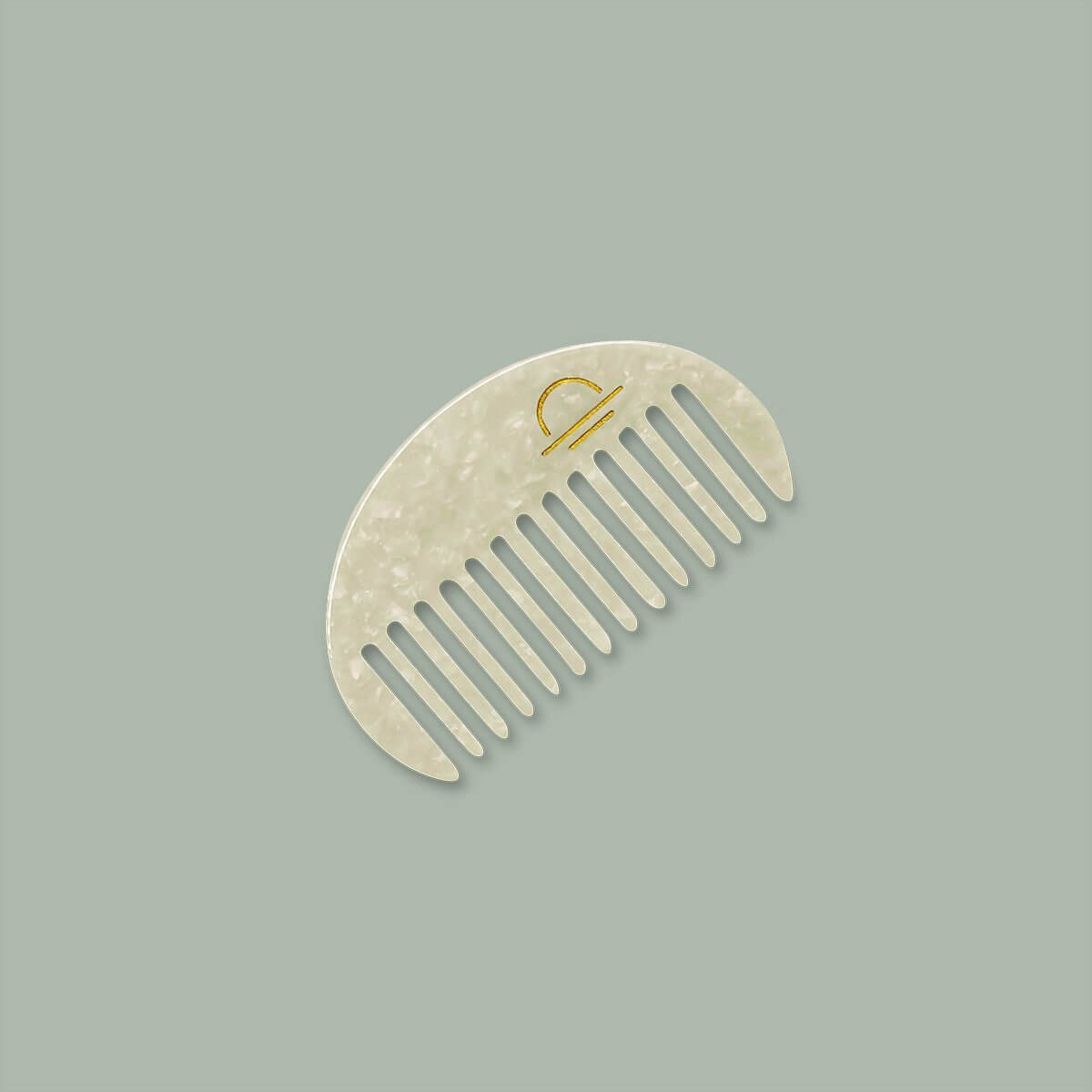 Acetate Round Comb Tortoiseshell - The Lake