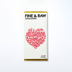 Valentines Sea Salt Chocolate Bar | FINE & RAW | The Lake