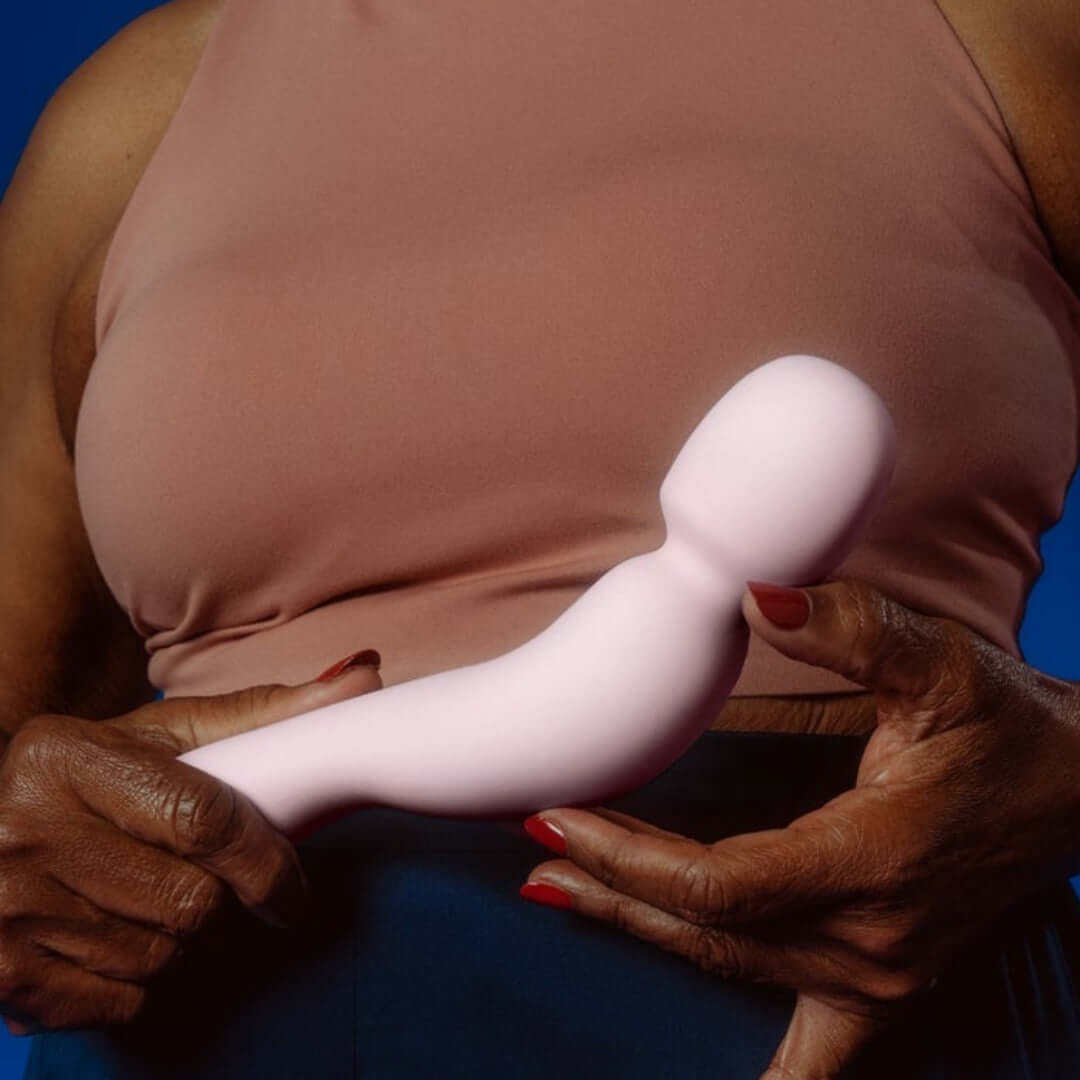 Dame Products Com Wand Massager in Quartz