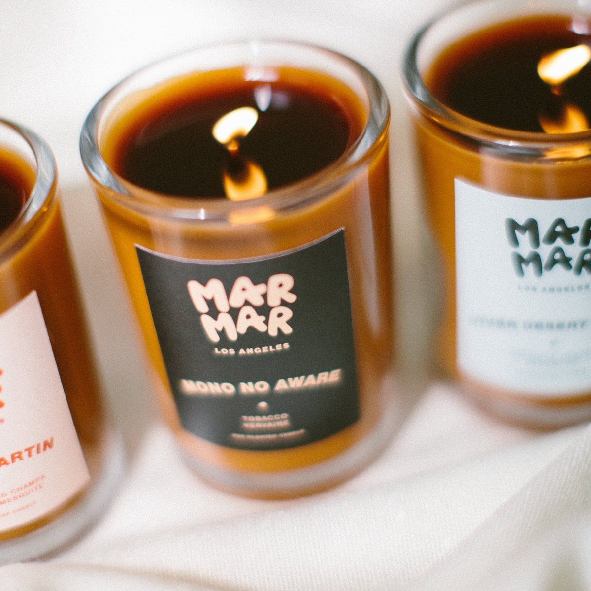 Tobacco, Vervaine scented candle by Mar Mar Los Angeles | The Lake