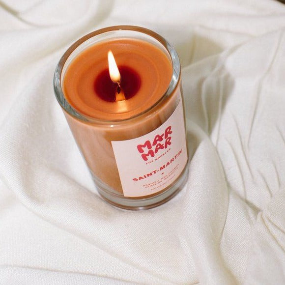 Chanvre, Nag Champa, Mesquite, Vervain scented candle by MarMar | The Lake