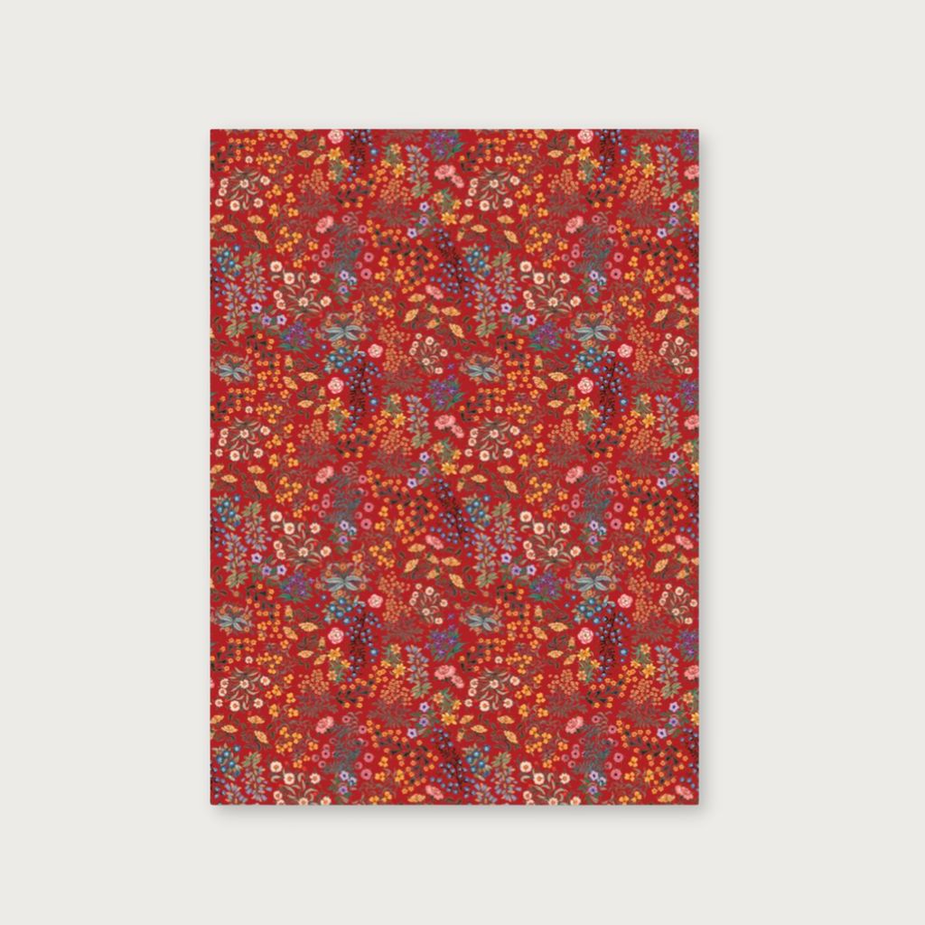 Red Plum Wrapping Paper Illustrated by Phannapast Taychamaythakool